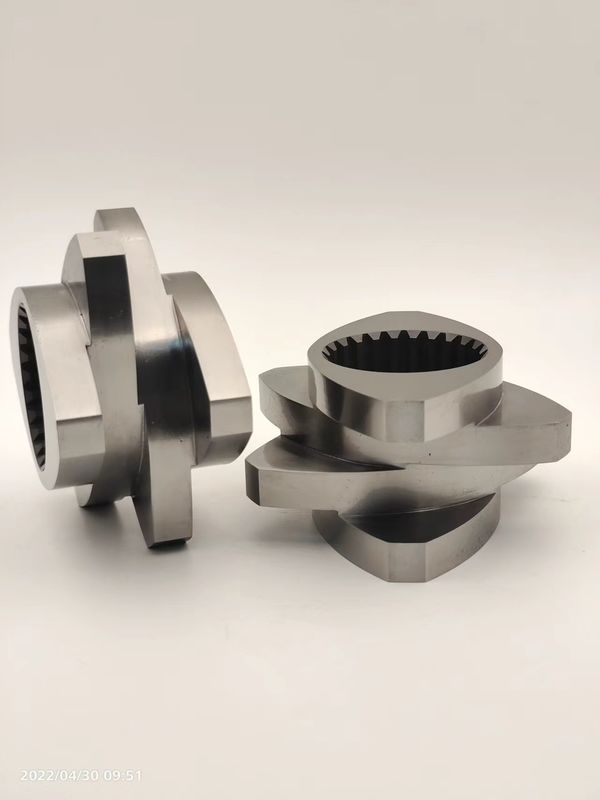 耐腐食 ツインスクリューエクストルーダー要素 12mm 600rpm メッシュブロック耐磨