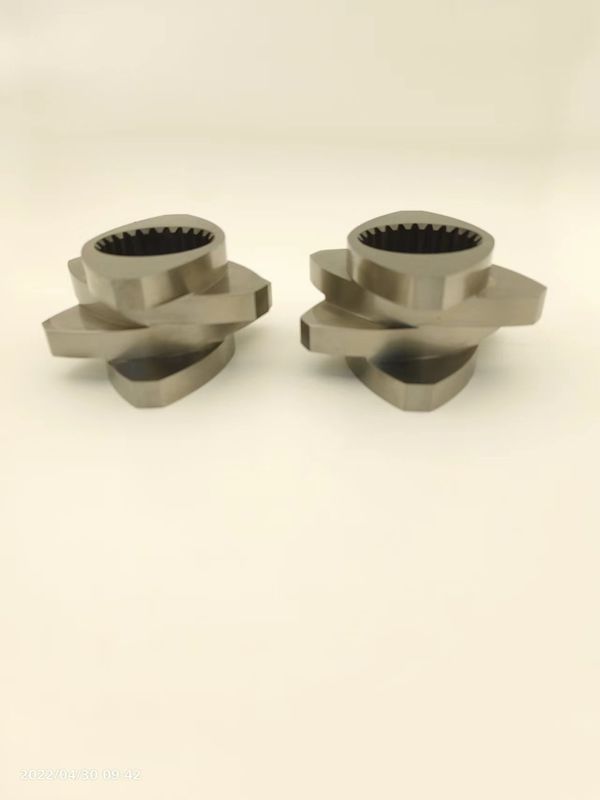 ツインスクリューエクストルーダー エレメンテ ヌーティングブロック メッシュブロック 耐腐食性 耐着性