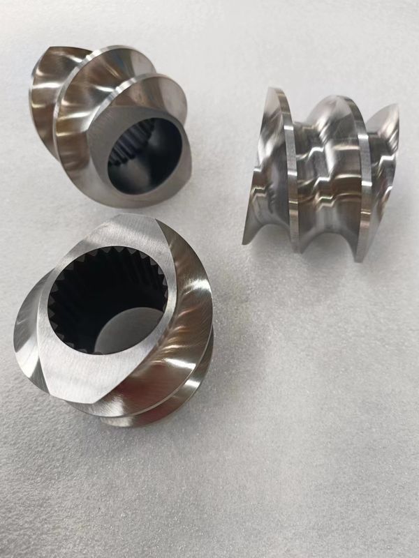 500kg/H - 1200kg/H ツインスクロールエクストラューダー要素要素スクロールISO90001 モードエクストラューダー用