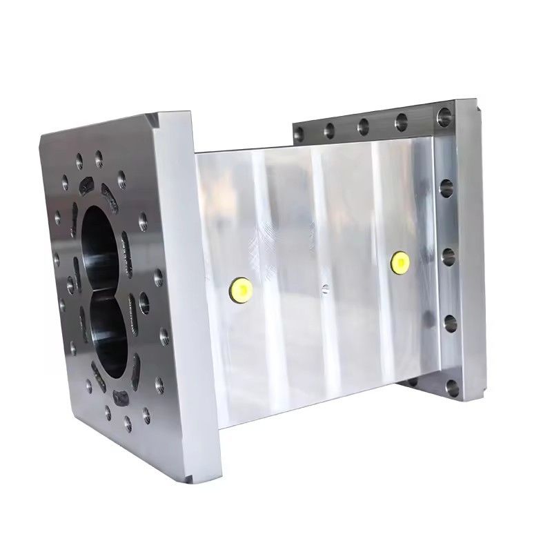 パラレルツインスクロールプラスチックエクストルーダー 高耐磨性と耐腐蝕性 スクリュー要素とカスタマイズされたバレル