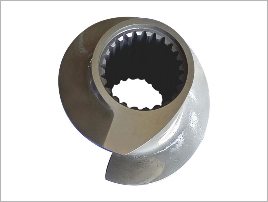 112mm エクストルーダースクリューエレメント 6542 大型食品/スナック用の材料 エクストルーダーZskスクリューエレメント 製品名:112mm エクストルーダースクリューエレメント 6542 材料