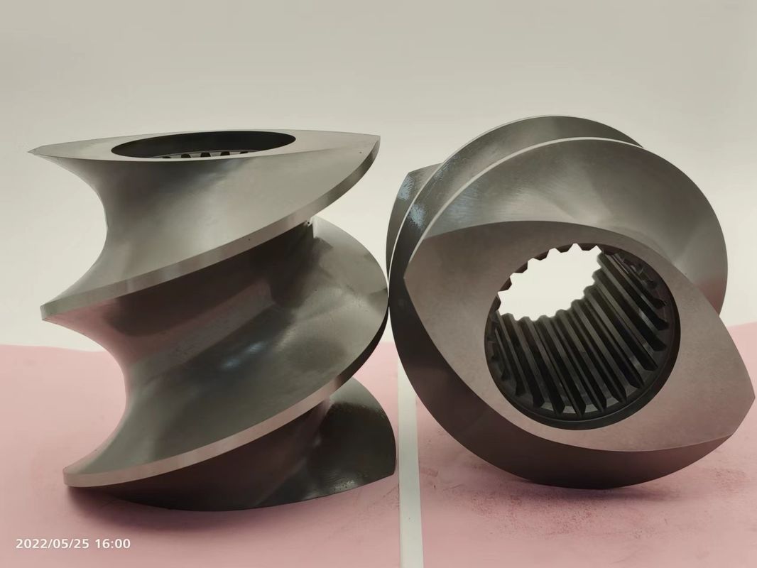 OD 50.5mm メタル カラー キャメル エクストルーダー プラスチック 機械用のスクリュー エレメント