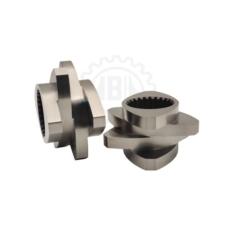 高精度OEM CTE135 ツインスクリューエクストルーダーマシン用のスクリュー 適用と利点