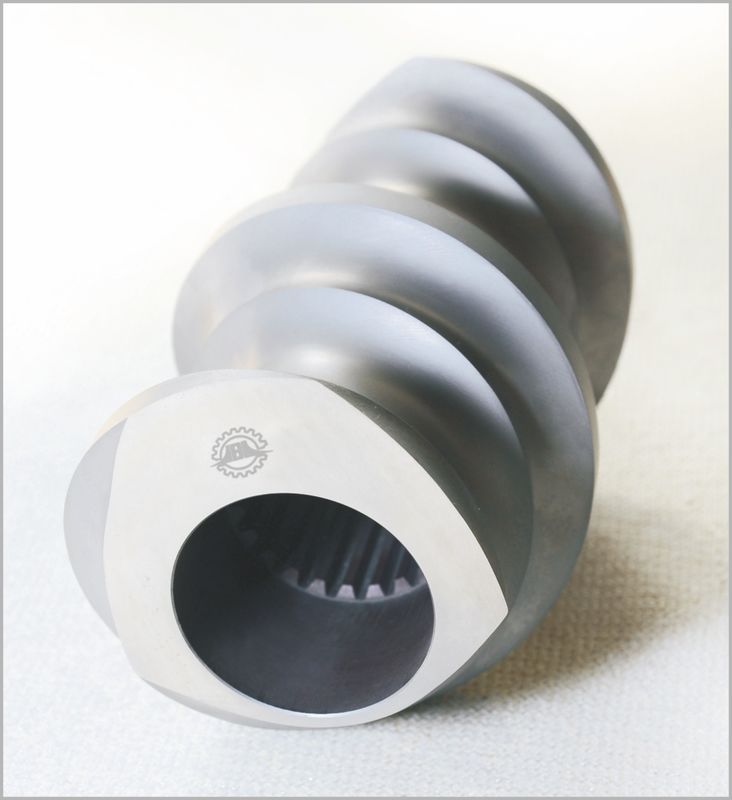 OD 50.5mm メタル カラー キャメル エクストルーダー プラスチック 機械用のスクリュー エレメント