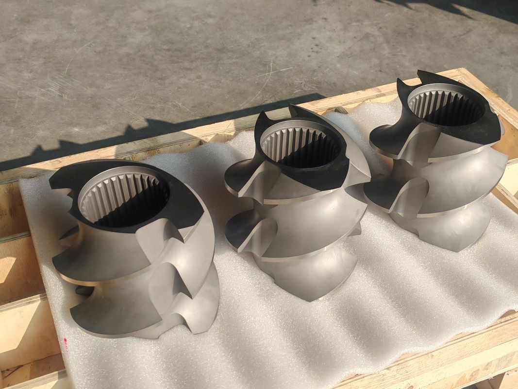 プラスチック押出ライン スクリューエレメント 60mm-120 スクリュー長 100rpm-1200 スクリュー速度 二軸押出機用