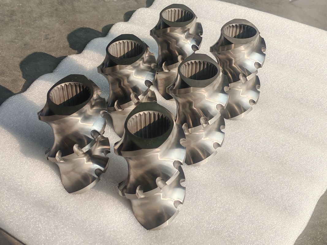 プラスチック押出ライン スクリューエレメント 60mm-120 スクリュー長 100rpm-1200 スクリュー速度 二軸押出機用