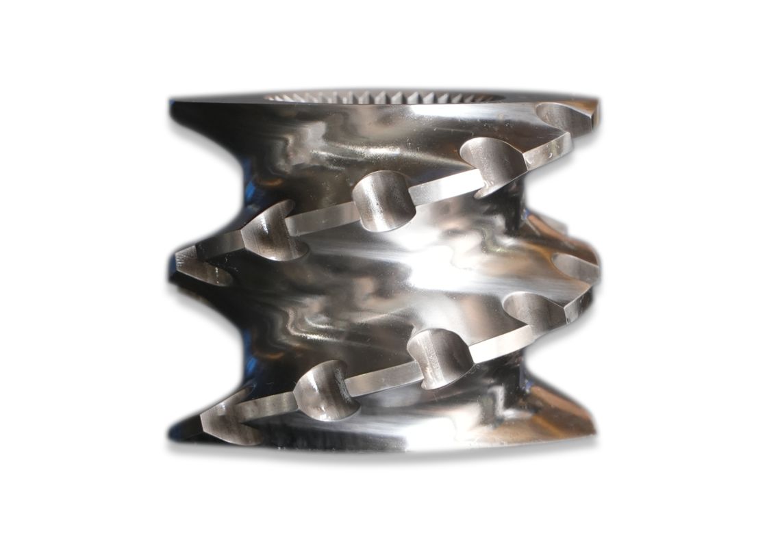 PPPEPOMPVCPET共回転するツインスクロールプラスチック機械用のスクリューエレメント