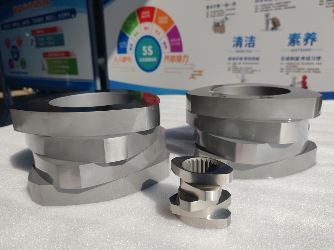 SZK 250 二軸押出機スクリューエレメント、ISO 9001認証およびカスタマイズオプション付き