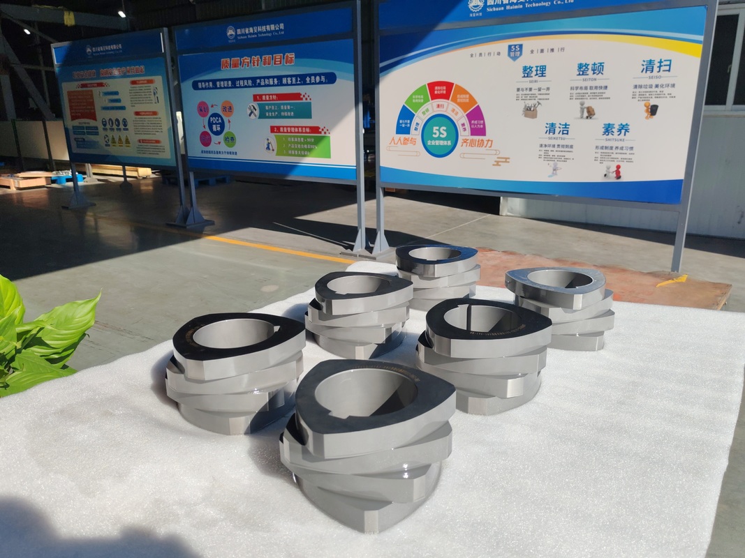 SZK 250 二軸押出機スクリューエレメント、ISO 9001認証およびカスタマイズオプション付き