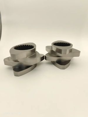 ツインスクリューエクストルーダー エレメンテ ヌーティングブロック メッシュブロック 耐腐食性 耐着性