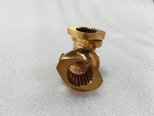 青銅の双螺旋エクストルーダー部品 特殊用途のネーティングブロック