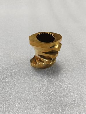 青銅の双螺旋エクストルーダー部品 特殊用途のネーティングブロック