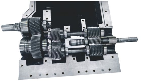 160〜500 kW 動力ギアボックス ツインスクリューエクストルーダーマシン