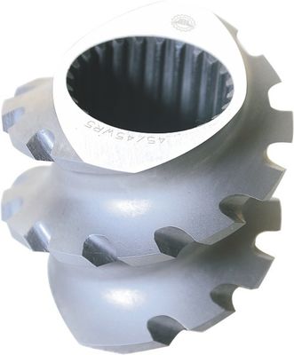 Clextral BC72 スクリューエレメント 優れた耐摩耗性材料