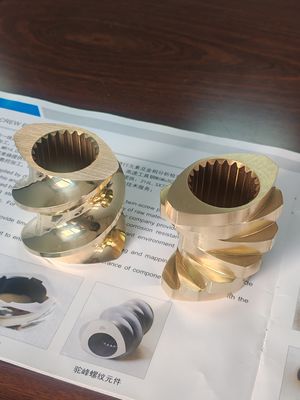 JSW 二軸押出機用 OEM 特殊スクリューエレメント設計