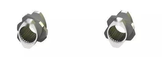 STS70 ツインスクリューエクストルーダー部品 プラスチック機械用のスクリューとバレル