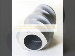 二軸押出機エレメント モジュール設計 スクリュー構成 合金鋼 出力容量 50-2000 Kg/h